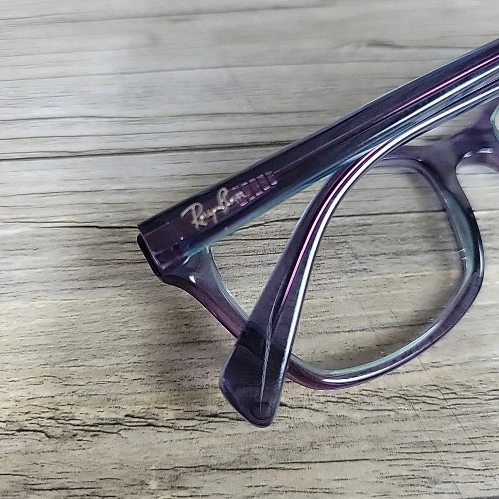 Ray-Ban RB 1591 3945 Kids Eyeglasses Frames Only Top Light Blue Violet 48-16 130